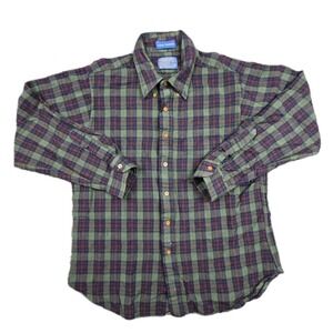 Pendleton Vintage Country Traditionals Wool Shirt Mens Medium‎ Midweight Plaid